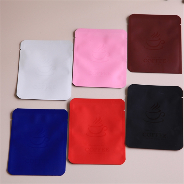 Personlized Products Custom Resealable Food Storage Coffee Beans Smell-Proof Zip-Lock Golden Aluminum Foil Plastic Mylar Packaging Pouch